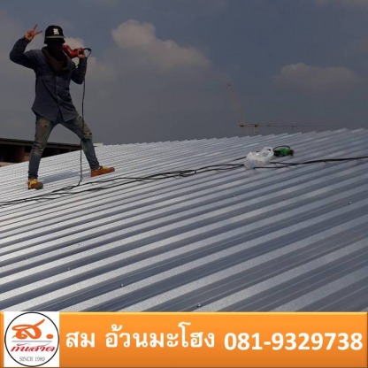 สร้างหลังคาโรงงาน บางกรวย - ช่างติดตั้งผ้าใบกันสาด บานเลื่อนโครงหลังคานนทบุรี